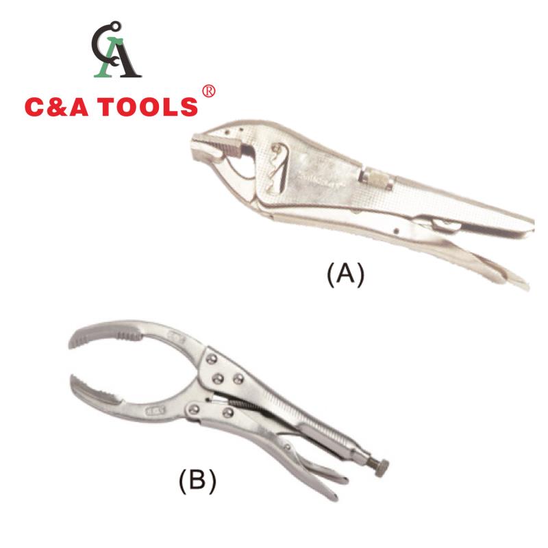 Locking Pliers (A:R-4 TYPE; B:Machine TYPE)