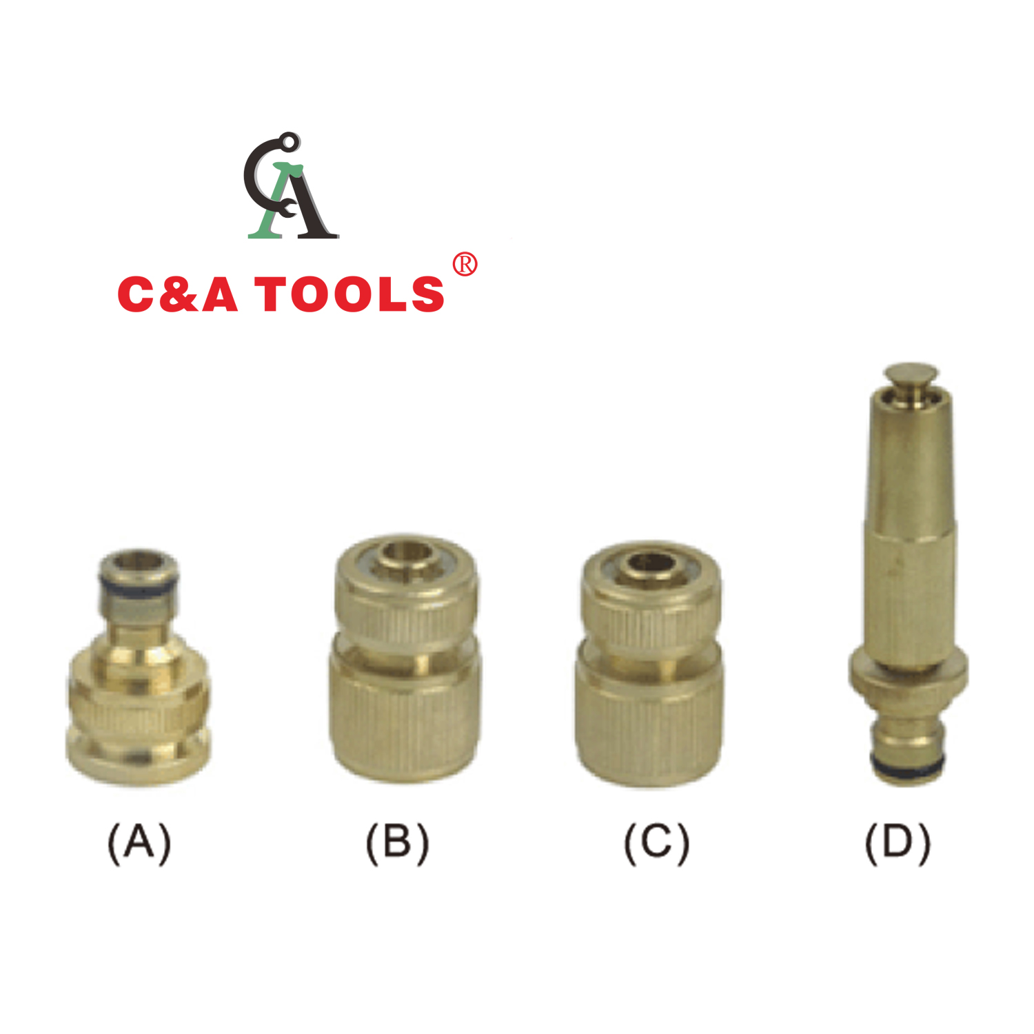 4Pcs Brass Nozzle