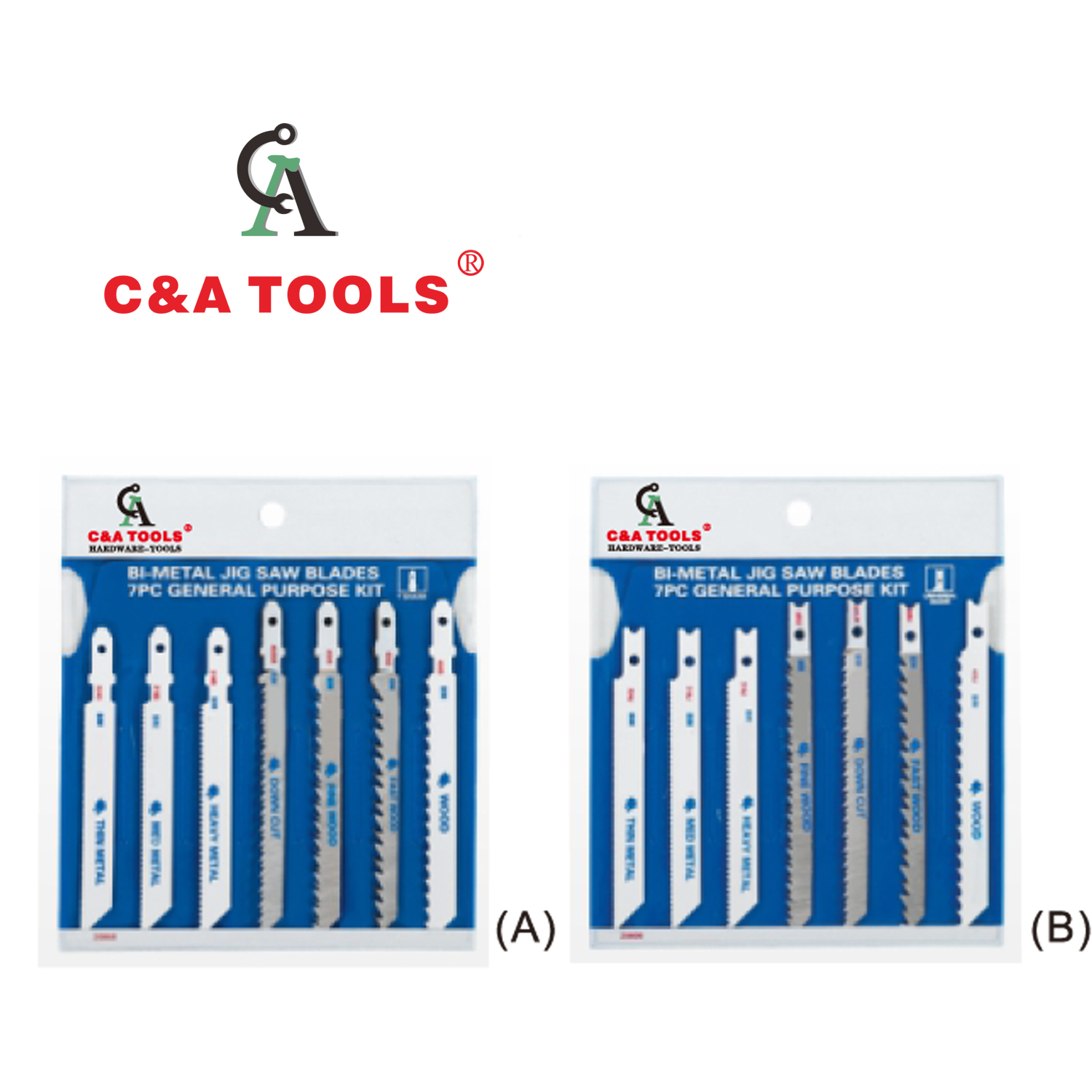 7pcs Jig Saw Blade Set