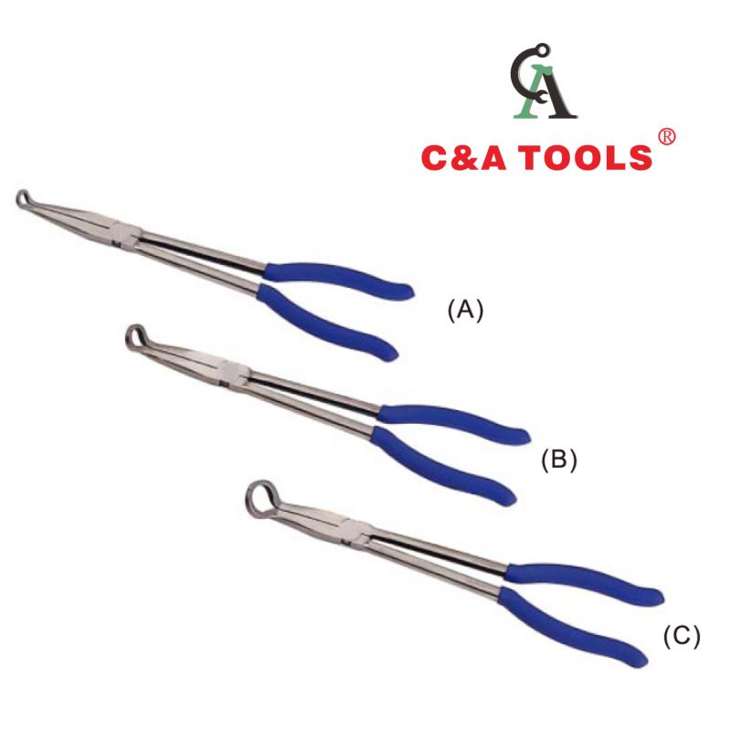 Long Reach Pliers with Round Tip