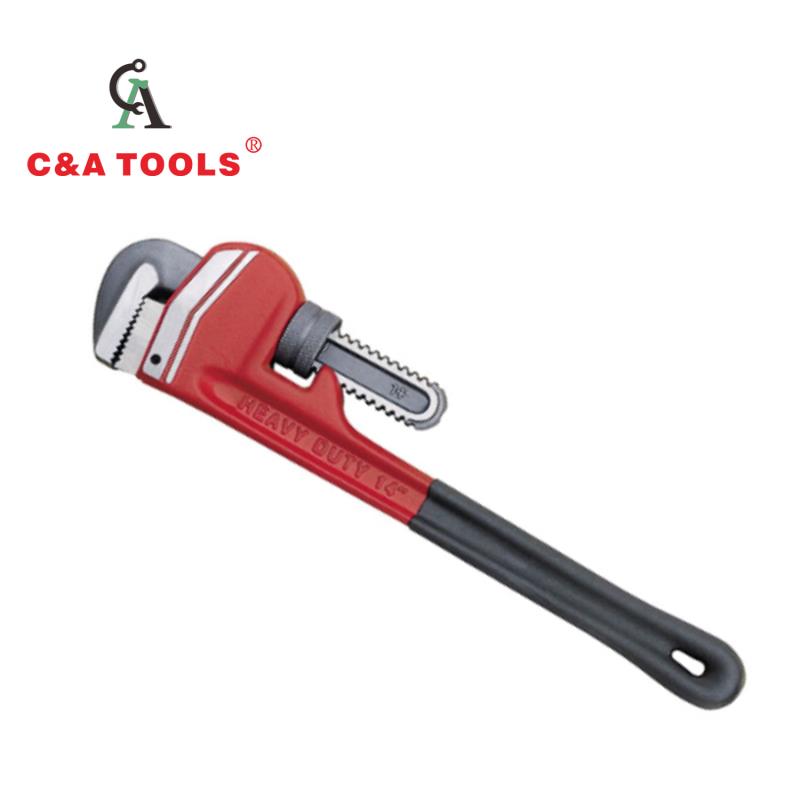 American Heavy Duty Pipe Wrench Dipped Handle