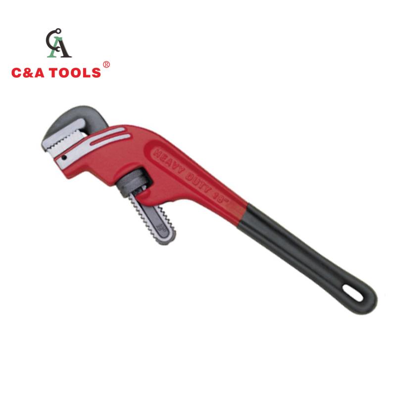 Slanting Type Pipe Wrench Dipped Handle