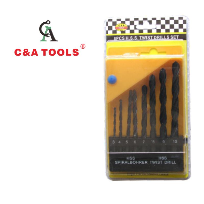 8pcs Twist Drills Set