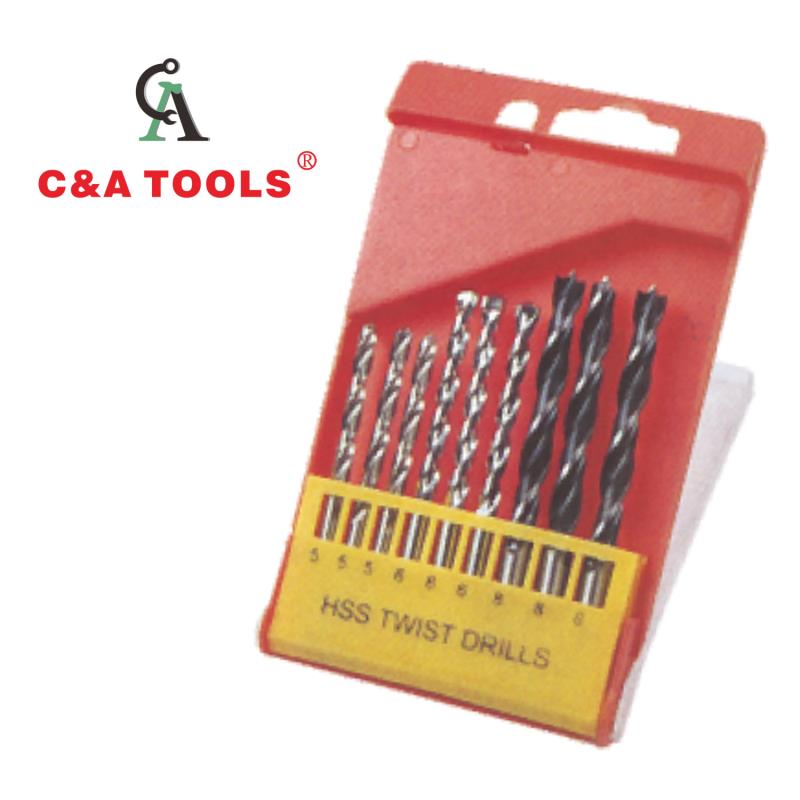 9 pcs Combination Drills Set