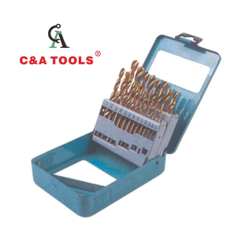 19pcs Twist Drills Set