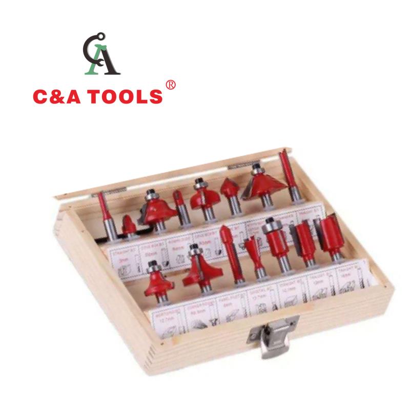 15pcs Route Bit Set