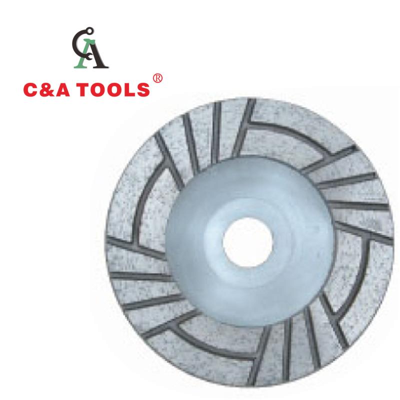 Impressed Slot Cup Wheel-Aluminum Back