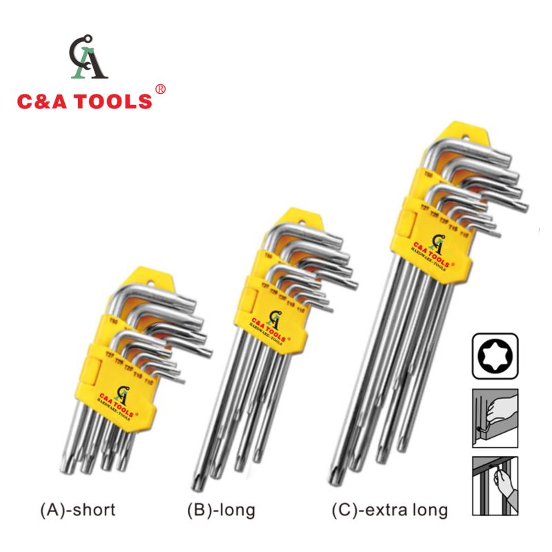 9PC Torx Hex Key Set