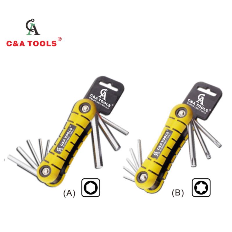 8PC Folding Hex Key