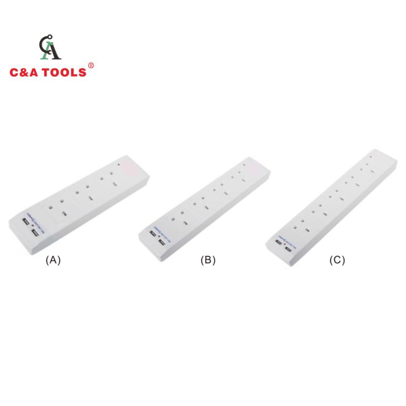 British Type Socket with USB