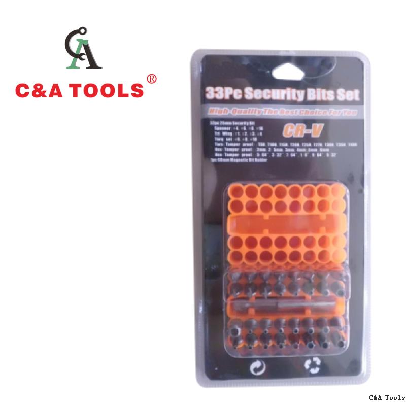 33Pcs Security Bits Set