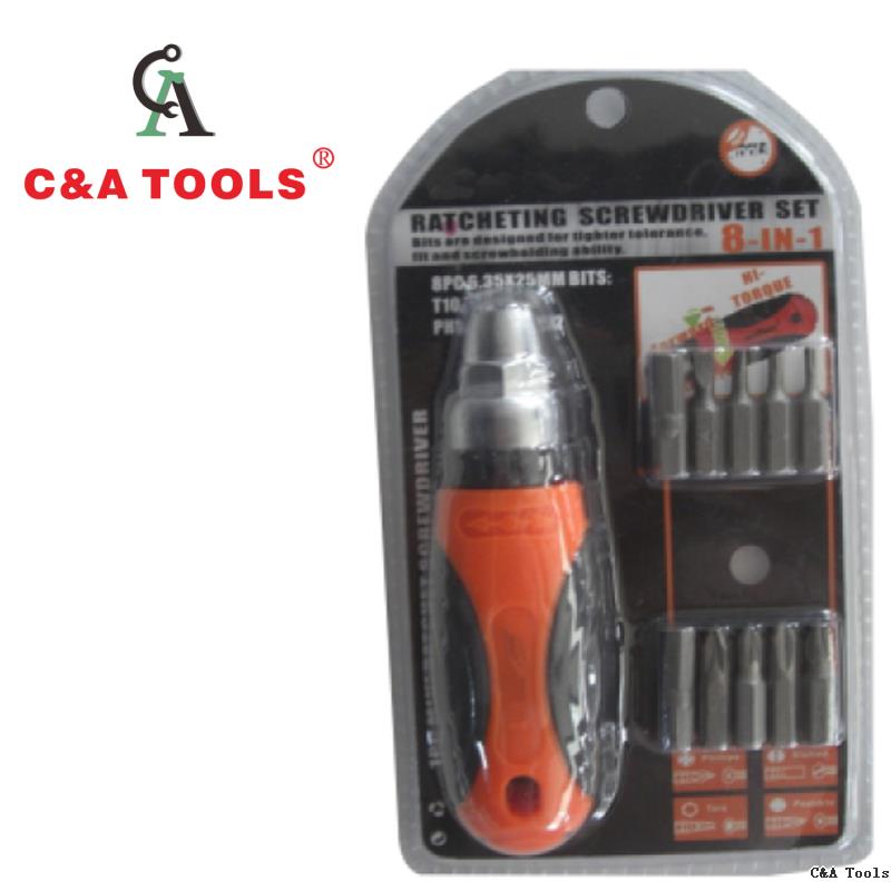 12 Pcs Ratchet Screwdriver Set