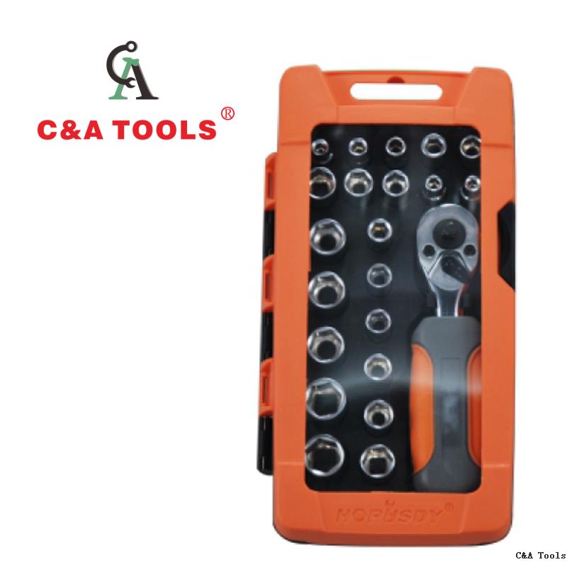 22 Pcs Dual-sided Ratchet Set