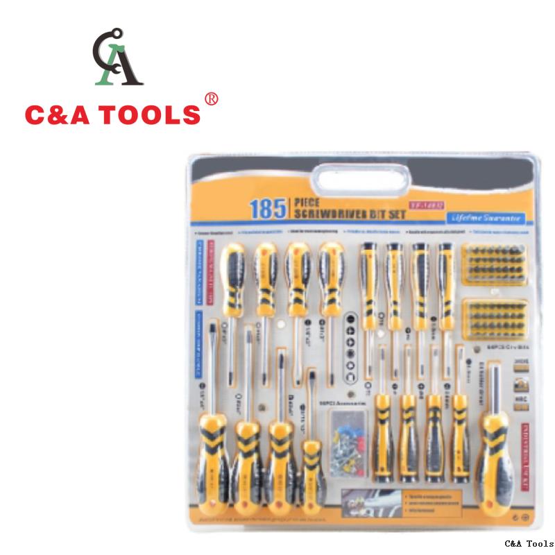 185Pcs Screwdriver Bits Set