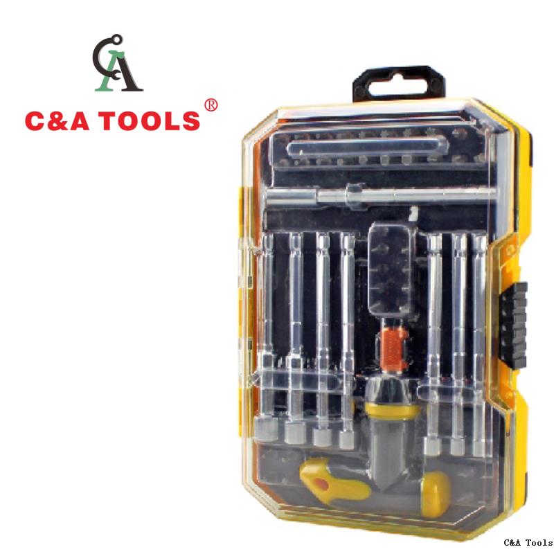 47Pcs Ratchet Bits & Socket Set