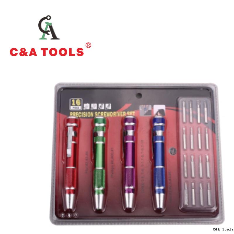 20Pcs Aluminum Screwdriver Set