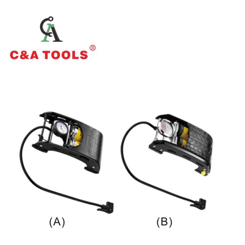 Double Tube Foot Pump